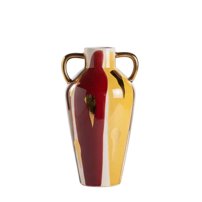 Abstract Multicolor Amphora Vase