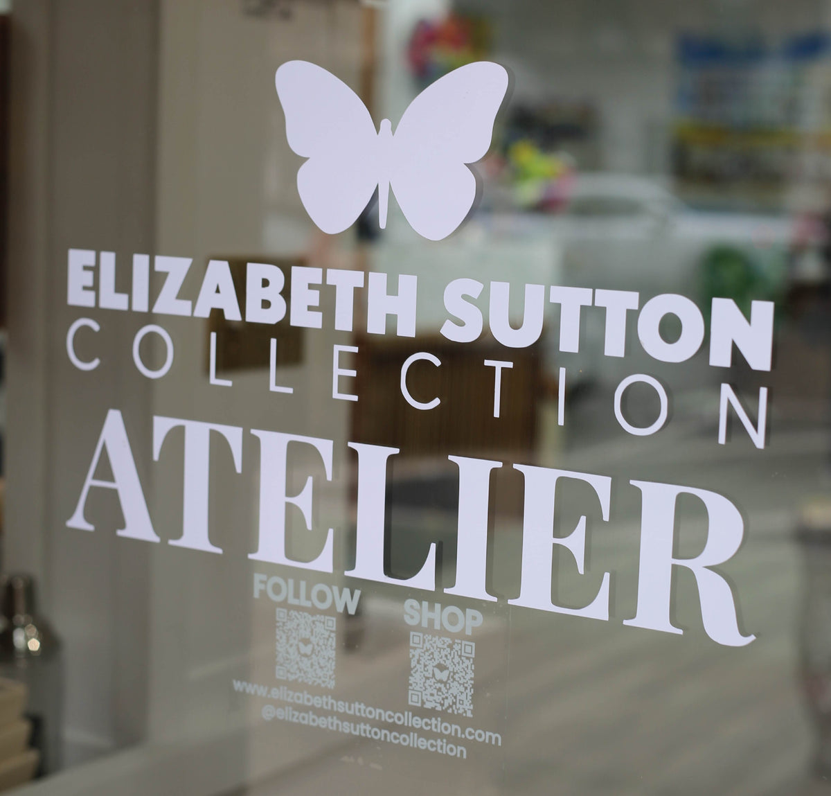 The Elizabeth Sutton Collection Atelier window