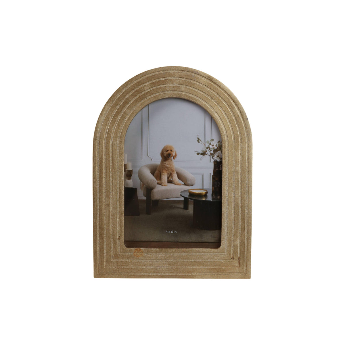 Gold Timeless Arches Picture Frame, 4x6