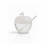 Frosted & Clear Large Honey Dish