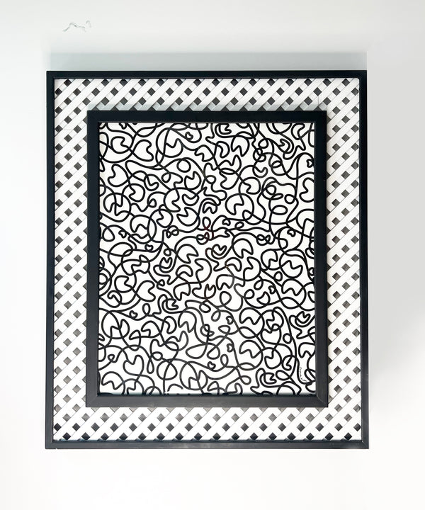 Limited Edition 'White & Black Squiggly'