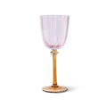 Pink & Orange Two-Tone Wine Glass