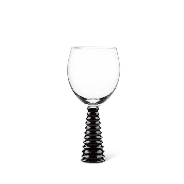 Black Stack Base Wine Goblet