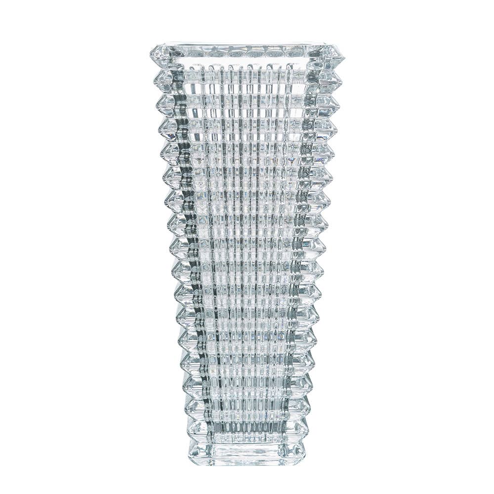 Clear Tiered Glass Vase