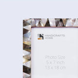 Mother of Pearl Picture Frames Pearlescent Ebony, 3 Sizes: 8x10