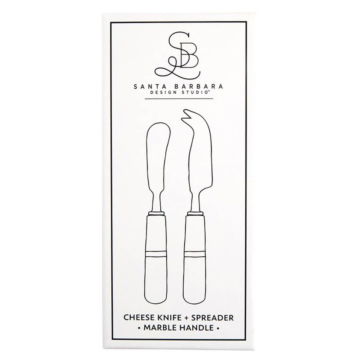 Marble Cheese Knives, Set of 2