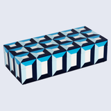 Patisserie Modern Blue Resin Inlay Storage Box ( 7 Sizes ): 8x6x1.5