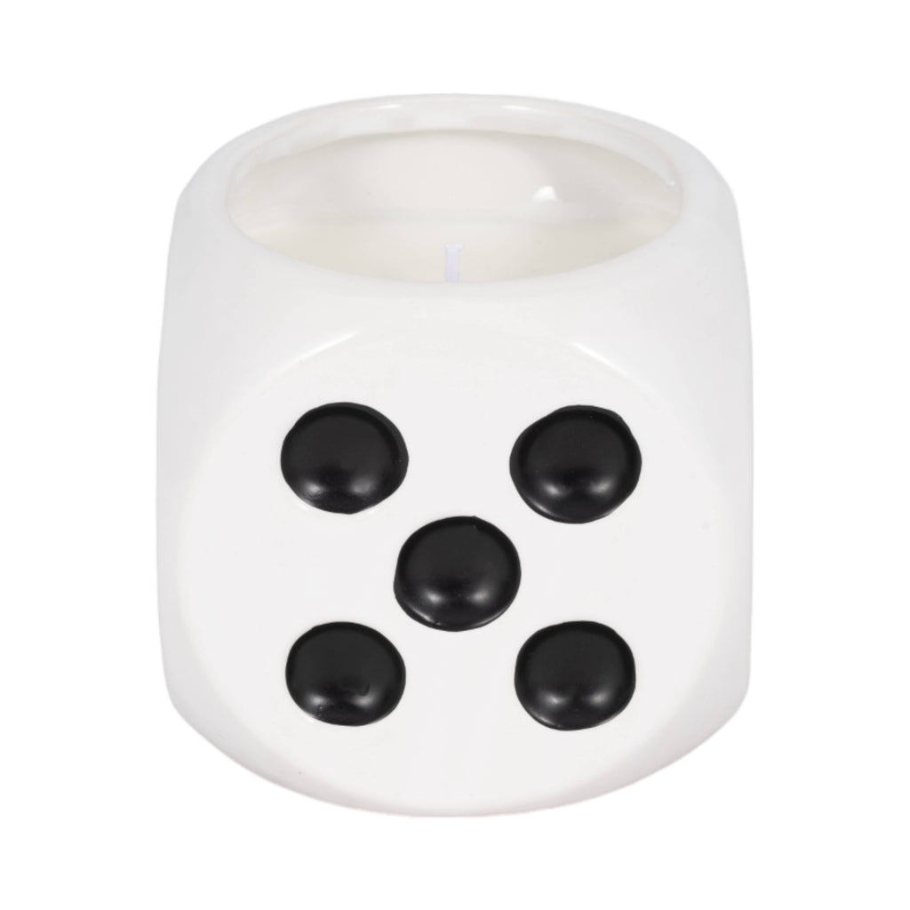 Tobacco Scented Ceramic Dice Candle