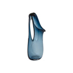 Carmichael Hand-Blown Blue Glass Pitcher