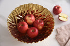 Mascali D'oro Gold Large Footed Bowl