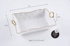 Golden Handles White Large Deep Server