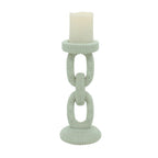 Medium Faux Ivory Bead Candle Holder