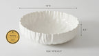 Mascali Bianca White Extra Large Shallow Bowl
