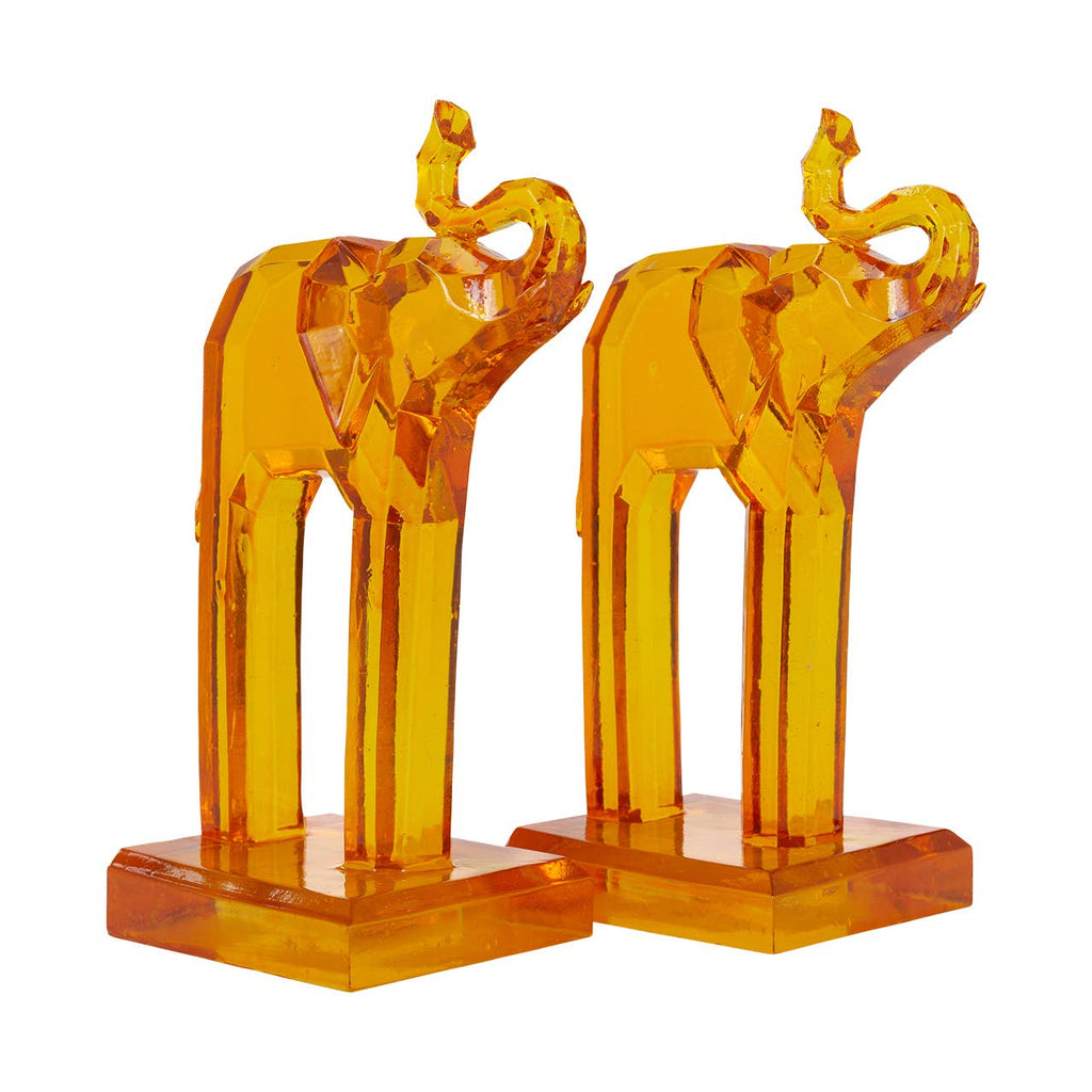 Matriarch Elephant Bookends, Set of 2