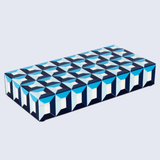 Patisserie Modern Blue Resin Inlay Storage Box ( 7 Sizes ): 8x6x1.5
