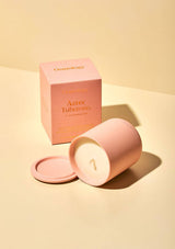 Aztec Tuberose Scented Candle - Peach Almond Milk and Tubero