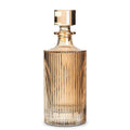 Amber Optic Glass Decanter