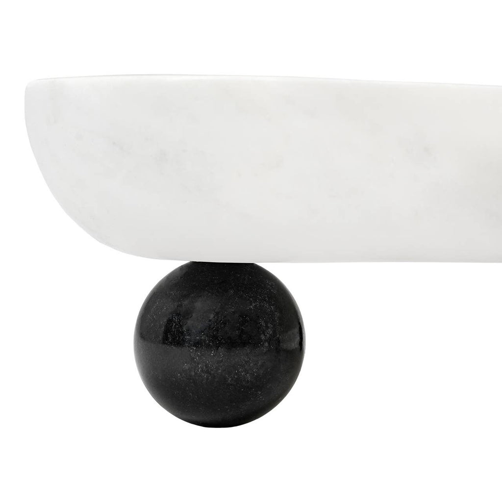 Octora White Marble Tray
