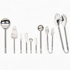 Twist Handle Stainless Steel Serving Tongs