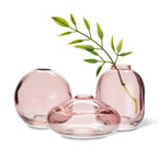 Small Rose Glass Bud Vase