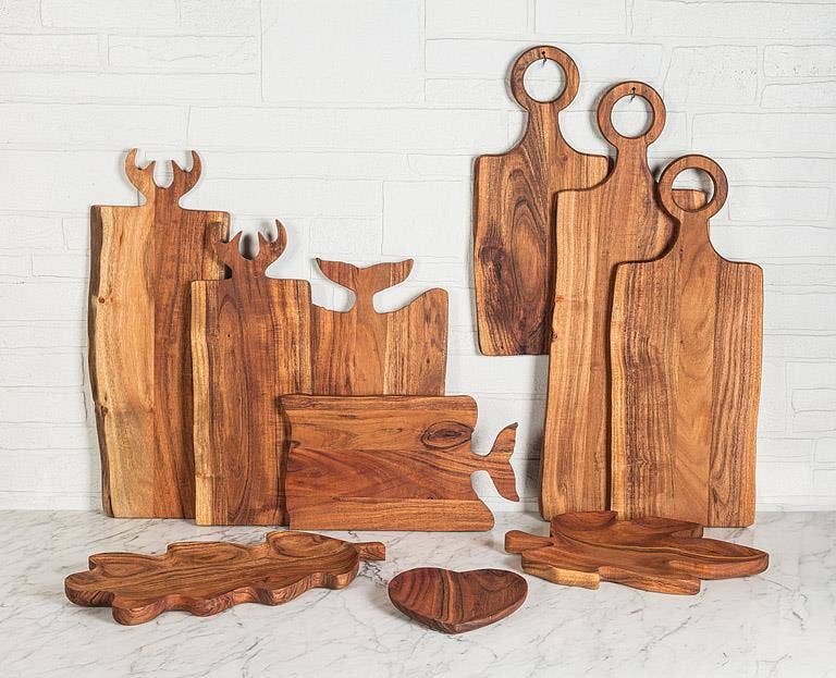 Acacia Wood Heart Dish, Small