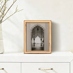 Amber and Black Resin Inlay Frame, 8x10