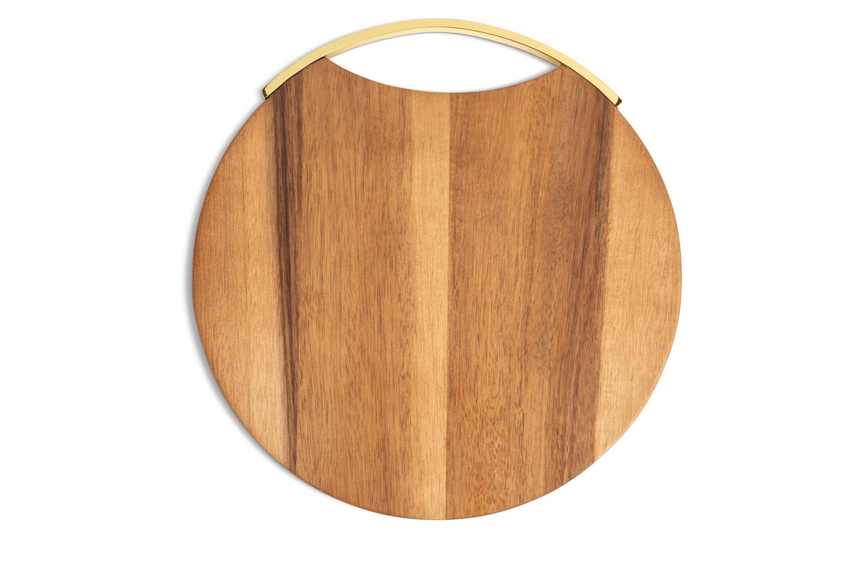 Acacia Wood Round Serving Board