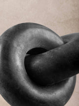 Munich Sculpted Marble Knot: Ivory White