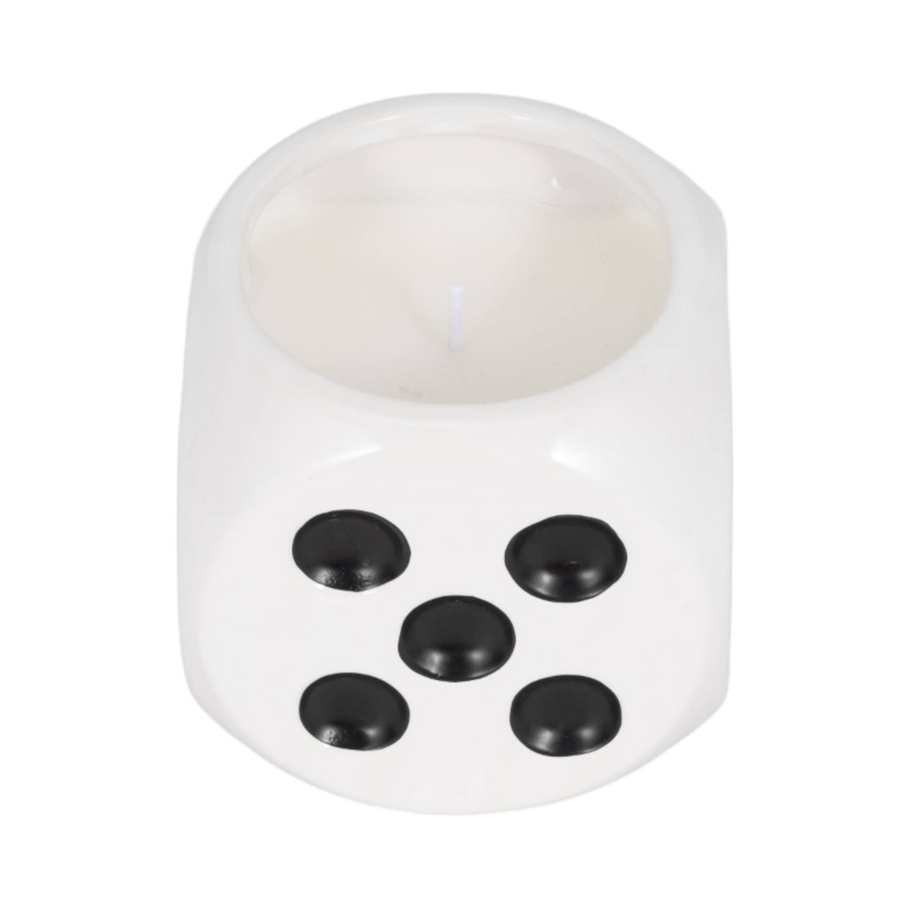 Tobacco Scented Ceramic Dice Candle