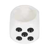 Scented Candle - Tobacco Scented Wax Ceramic Dice, 9 Oz