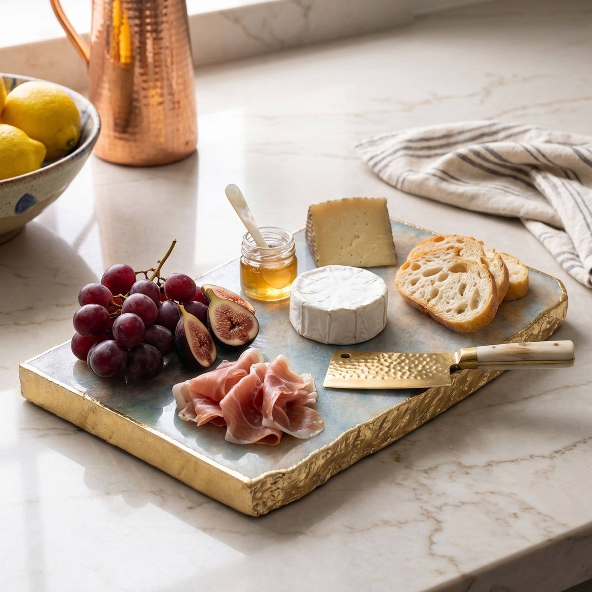 Dazzle Freeform Onyx Cheese Board, Aventurine