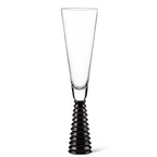 Black Stack Base Champagne Flute