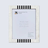 Picture Frame Contour Alto White & Black, 3 Sizes: 8x10