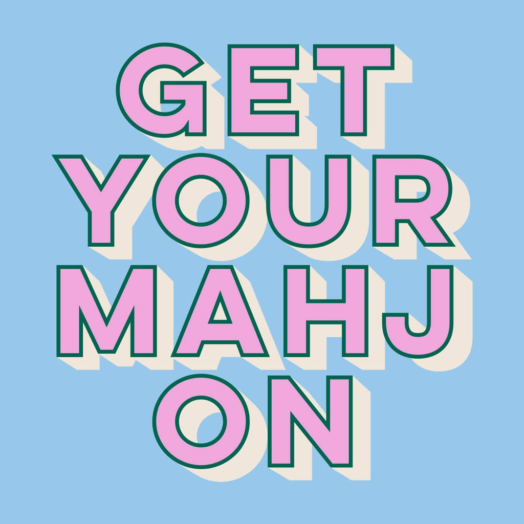 'Get Your Mahj On' Cocktail Napkins, Set of 20