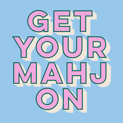 'Get Your Mahj On' Cocktail Napkins, Set of 20