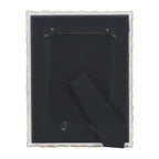 White Marble Jagged Edge Picture Frame, 4x6