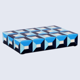 Patisserie Modern Blue Resin Inlay Storage Box ( 7 Sizes ): 8x6x1.5