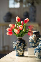 Blue and White Jar and Vase, Set of 4