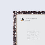 Picture Frame Mother of Pearl Pack of 2 Dark Grey, 3 Sizes: 5x7