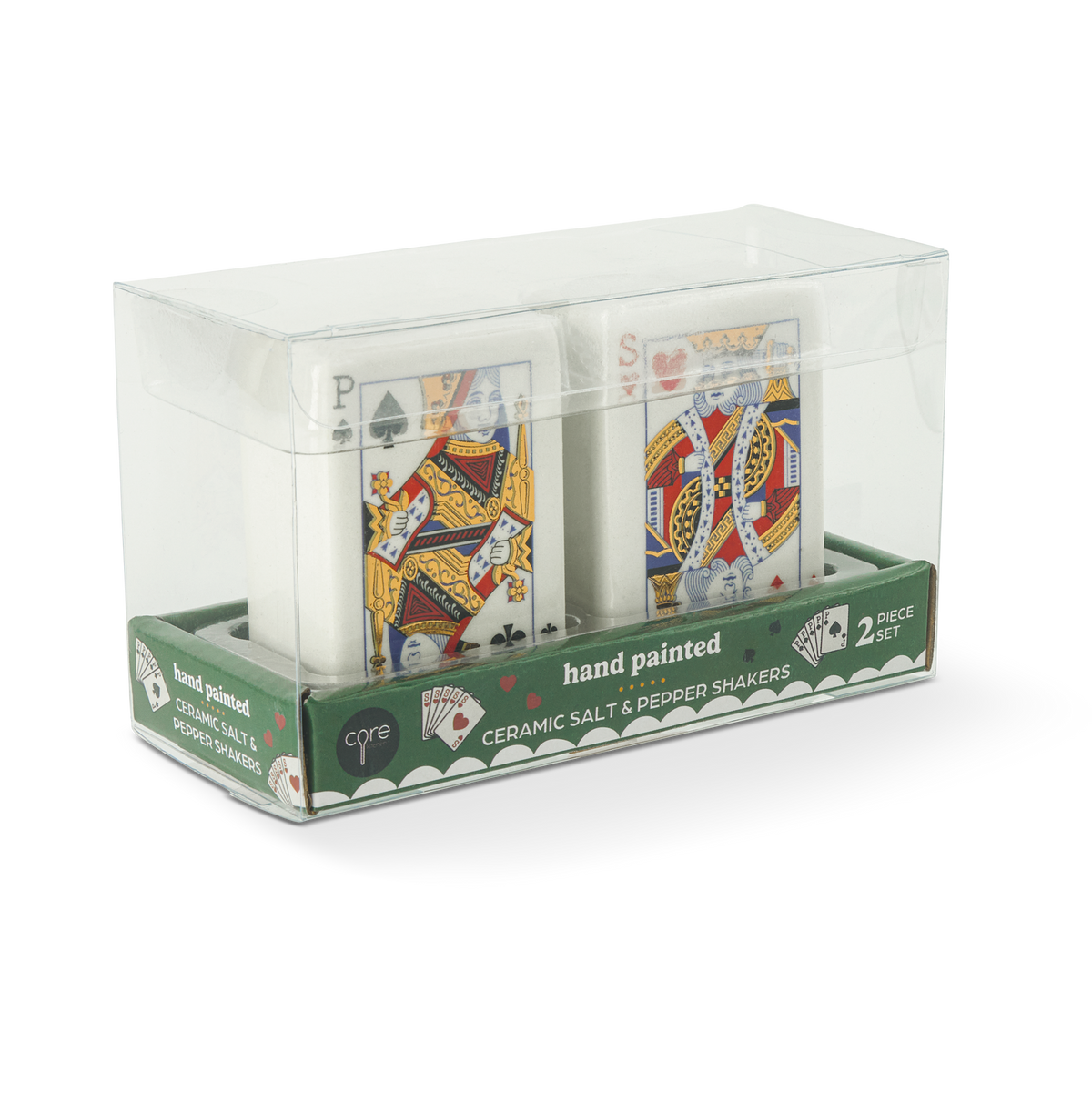 Playing Card Salt & Pepper Shakers, Set of 2