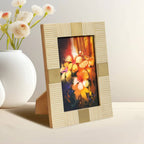 Fluted Bone and Brass Inlay Frame, 8x10