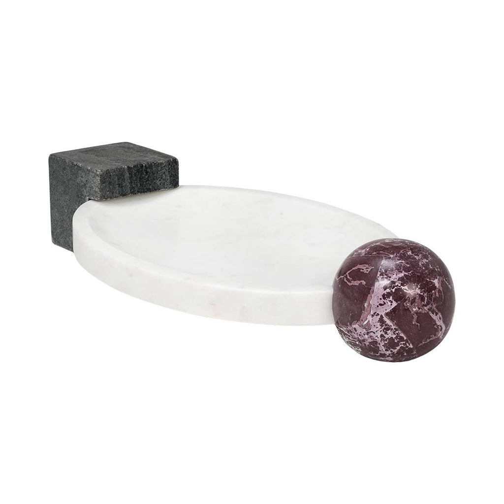 Lorsan Marble Rectangular Tray