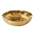 Portofino Gold Extra Large Shallow Bowl