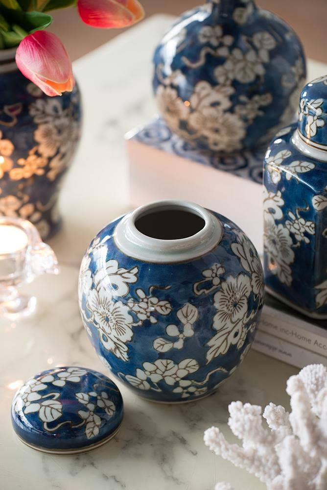 Blue and White Jar and Vase, Set of 4
