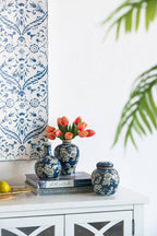 Blue and White Jar and Vase, Set of 4