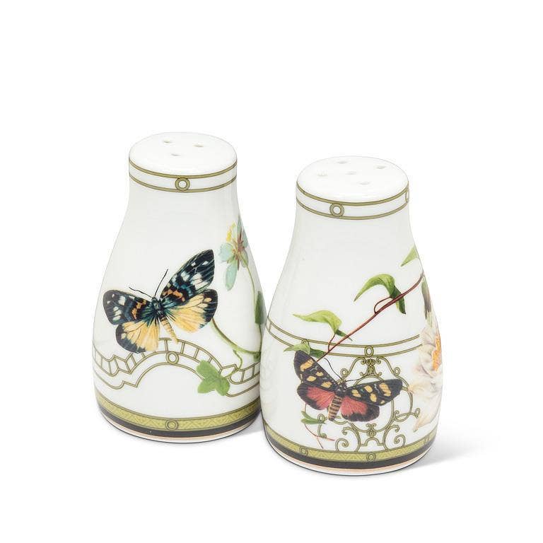 Butterfly Garden Bone China Salt & Pepper Shakers