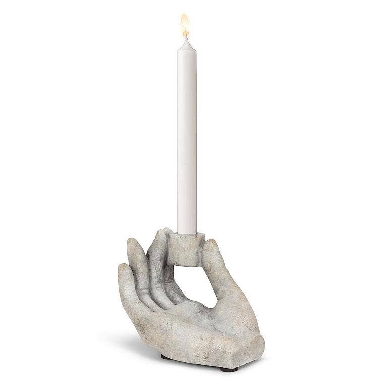 Low Hand Taper Candle Holder