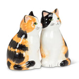Sitting Tabby Cat Salt & Pepper