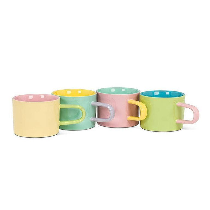 Triple Colored Ceramic Mug