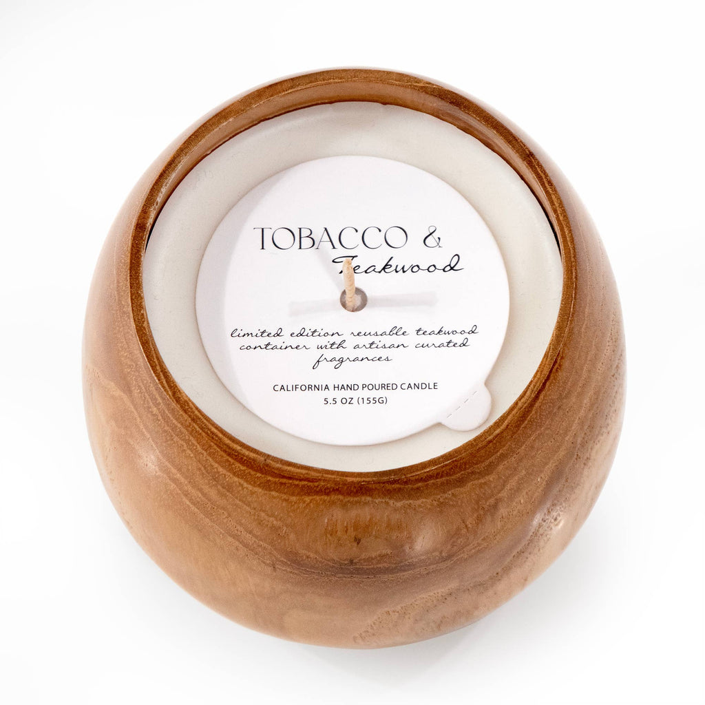 Tobacco and Teakwood Soy Candle